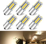 Qoope 1156 1141 Led Soft Warm White, 7506 1003 1073 BA15S Rv Light Bulbs,. Fixed Price $16.99.