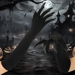Women Devil Witch Claw Sleeve Black Cat Paw Gloves For Halloween Costume Cosplay. Fixed Price $6.98.