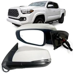 Lqito Left Driver Side Mirror For Toyota Tacoma 2016-2022 Power Heated Signal Bl. Fixed Price $102.04.