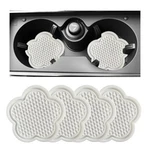 Ytfrl 4 Pcs Car Cup Coasters, Anti-slip Flower Shaped Auto Drink Mats White. Fixed Price $10.73.