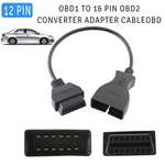 Universal 12 Pin OBD1 16 OBD2 Diagnostic Scanner Convertor Adapter /usa. Fixed Price $7.69.