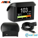 Ancel A202 12V Digital Car Hud Gauge Obd Ii Smart Speed Voltage Meter Fuel Temp. Fixed Price $42.99.