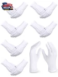 Satinior Pairs White Gloves For Men Usher Pallbearer 8.66 X 4.53,. Fixed Price $23.23.
