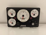 Universal Marine Instrument Panel 4 Premier Gauges (made Usa). Fixed Price $735.00.