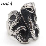 Mendel Cobra Snake Ring Women Stainless Steel Jewelry Silver Size 7-13. Fixed Price $14.99.