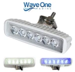 Wave One Marine Dual Color White & Blue Led Boat Spreader Flood Deck Light. Fixed Price $49.99.