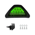 Car F1 Style Brake Light, 12V Super Bright Waterproof Triangle Rear Fog Green. Fixed Price $9.60.