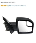 Kool-vue Lh Mirror FD224EL-S 2011-2014 Ford F150. Fixed Price $105.00.