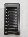 Powerowl 8 Bay Aaa Battery Charger (usb High-speed Charging, Independent Slot. Fixed Price $14.72.