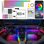 Jushope Car Led Strip Lights, Interior Acrylic For With Dynami.... Fixed Price $86.88.