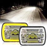 5X7 Led HEADLIGHTS,7X6 Inch Hi/lo Beam,drl,turn Signal,sea.... Fixed Price $97.99.