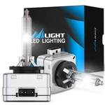Nilight Hid Xenon Headlight Bulbs, 6000K High Low D1S, White. Fixed Price $60.66.