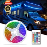 Ccbaseball Rv Awning Lights, 12V Multicolor Camper 16.4FT,. Fixed Price $43.99.