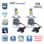Bulbs H4 HB2 9003 Cree Led Headlight Hi/lo 6000K Honda Civic 1992-2003. Fixed Price $15.99.