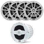 Jbl Basspro 10" 750W Powered Marine Subwoofer, 4X 6.5" 225W White Boat Speakers. Fixed Price $352.99.