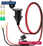 3.3 Ft 12V Fixed Thread Power Outlet, Female Cigarette Lighter Socket, Aw. Fixed Price $17.79.