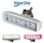 Wave One Marine Dual Color White & Red Led Boat Spreader Flood Deck Light. Fixed Price $49.99.