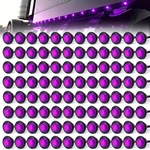 Madcatz 100 Pcs 3/4 Inch Round Purple Light Led 2835 Mini Clearance Side Ma.... Fixed Price $101.88.