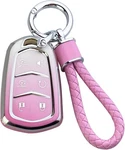 Key Fob Cover Case Compatible With Cadillac Escalade Esv Cts Xts Ats Sts Pink. Fixed Price $22.92.
