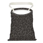 Cute Canvas Car Garbage Bag, Black Leopard Print, Trash Bin, Seat Back Ha.... Fixed Price $18.42.
