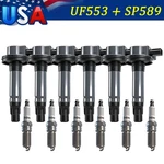 6 Spark Plug +ignition Coil Packs Ford Edge Explorer Lincoln 3.5L 3.7L UF553. Fixed Price $79.99.
