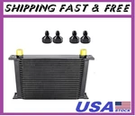 25 Row Oil Cooler, 10AN Stacked Plate Transmission Engine Universal. Fixed Price $174.99.