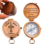 God's Way Compass - Baptism & Graduation Gifts For Boys Men, Catholic Ins.... Fixed Price $26.08.