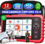 2026 Launch CRP129X OBD2 Car Scanner Engine Abs Srs Sas Tpms Epb Diagnostic Tool. Fixed Price $209.00.