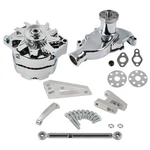 For Sbc Chevy 120 Amp 3 Wire Alternator & Swp Water Pump Bracket Kit. Fixed Price $208.88.