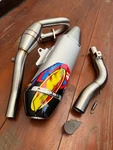 Fit Honda CRF300L Rally 2020-2024 Carbon Silver Exhaust Full System Pipe Muffler. Fixed Price $289.46.