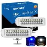 Wfpower Led Marine Boat Lights, 6.3INCH White & Blue Spreader 2 1 Deck Spo.... Fixed Price $46.55.