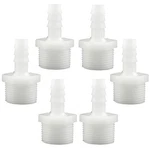 Bokwin 6 Pcs Plastic Hose Barb Reducer 3/8" X 3/4" Male, White. Fixed Price $12.44.