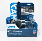 Camco Ready-to-use Gate Valve With Built-in Clear Adapter Inch 39050 Black. Fixed Price $30.95.