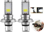 Ysy 2-PACK 900 Lumens White H4 Cob 12W Led Bulb For Motorcycle Headlights Lamp. Fixed Price $16.61.