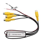 3 Car Dvd Tv Video Monitor Amplifier Booster Distribution Rca Splitter 12V. Fixed Price $7.70.