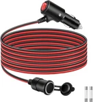 9.8FT/3M Cigarette Lighter Extension Cord With Off Switch 12V/24V Male Red. Fixed Price $16.65.