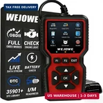 Wejowe Upgraded OBD2 Scanner Diagnostic Tool, Check Engine Code Reader. Fixed Price $43.80.