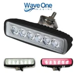 Wave One Marine Dual Color Black White & Red Led Boat Spreader Deck Light. Fixed Price $49.99.
