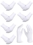 Satinior Pairs White Gloves For Men Usher Pallbearer 8.66 X 4.53,. Fixed Price $14.69.