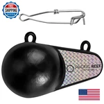 Spearfishing Downrigger Weight Oval W/fin Coated Ball. Fixed Price $88.49.