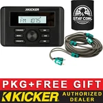 Kicker KMC3 Digital Media Receiver Boat/marine Audio PACKAGE+2CH Rca Cable 33FT. Fixed Price $229.99.