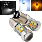 Gll 1157 Switchback Amber/white Led Turn Signal Bulbs 2 Pack. Fixed Price $24.93.