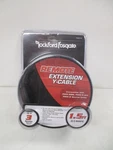 Rockford Fosgate Remote Extension - Cable 1/2' Foot Black Pmxyc Marine Boat. Fixed Price $29.95.