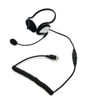 Hs G140P - 5 Pin Half Helmetless Headset. Fixed Price $95.00.