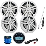 Enrock Bluetooth Receiver, 4 6.5" Speakers, Aux Mount, Antenna, Wire. Fixed Price $192.49.