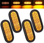 4PCS 6" Inch Oval Amber Led Strobe Lights 24 Recessed Mount With. Fixed Price $55.98.