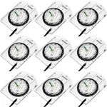 9 Pieces Orienteering Compass Hiking Backpacking Camping Map Reading .... Fixed Price $26.67.