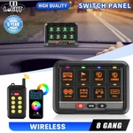 Auxbeam AC-800 Rgb Gang Switch Panel Led Light On-off Control App+remote. Fixed Price $128.26.