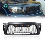 Mesh Grille For Toyota Tacoma Front With 3 Led Lights 2005 2006 2007 2008. Fixed Price $139.67.