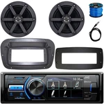 Jvc KD-X560BT Motorsports Am/fm Receiver, 2X 6.5" 2-WAY 100W Boat Speakers, Wire. Fixed Price $237.49.